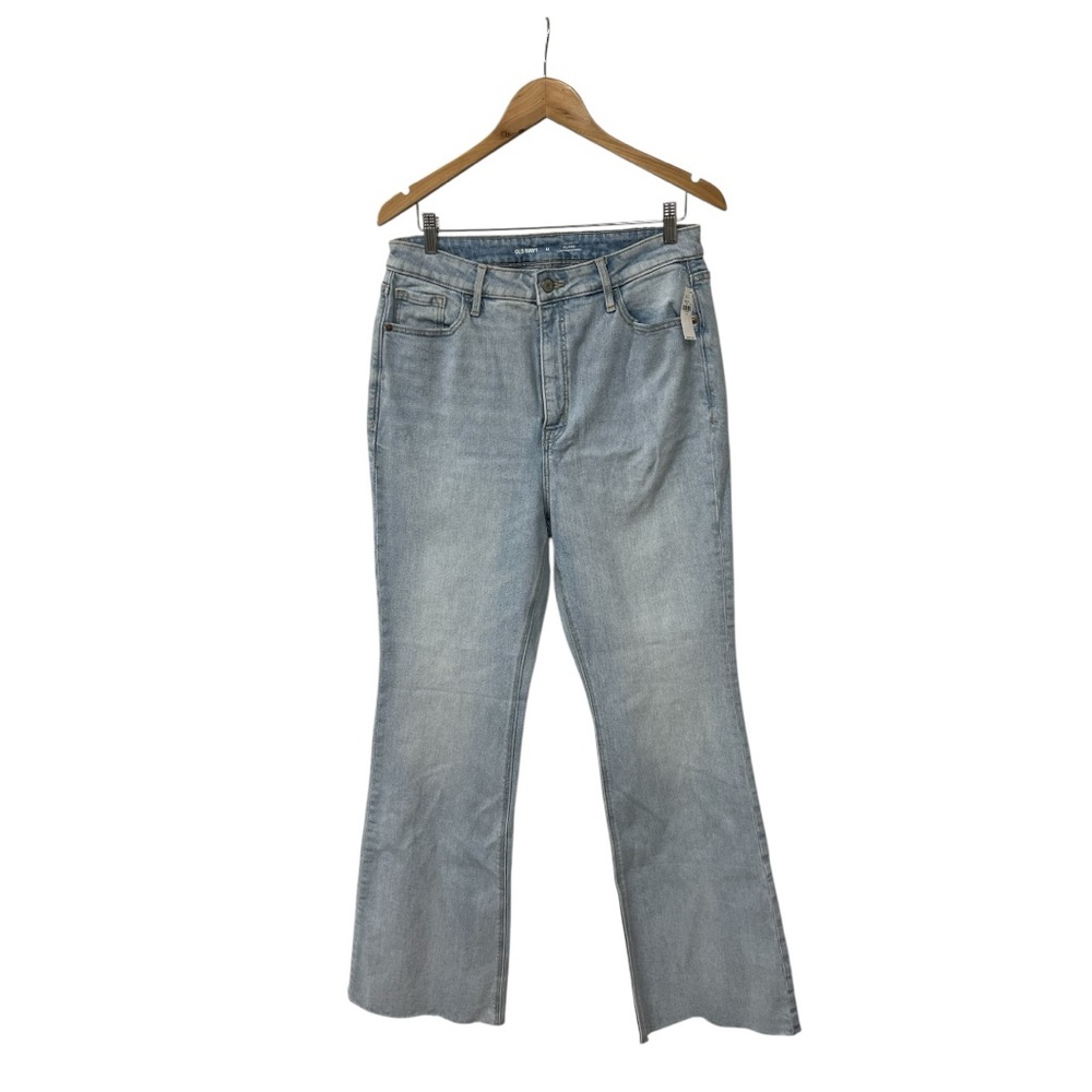 NWT Old Navy Denim Light Blue Flare Jeans Higher High-Rise 12